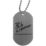 Rob Lightner Black Logo UN4004 Silver Dog Tag