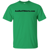 AssHatTShirts.com Kid's Black Logo T-Shirt - G200B Gildan Youth Ultra Cotton