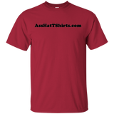 AssHatTShirts.com Kid's Black Logo T-Shirt - G200B Gildan Youth Ultra Cotton