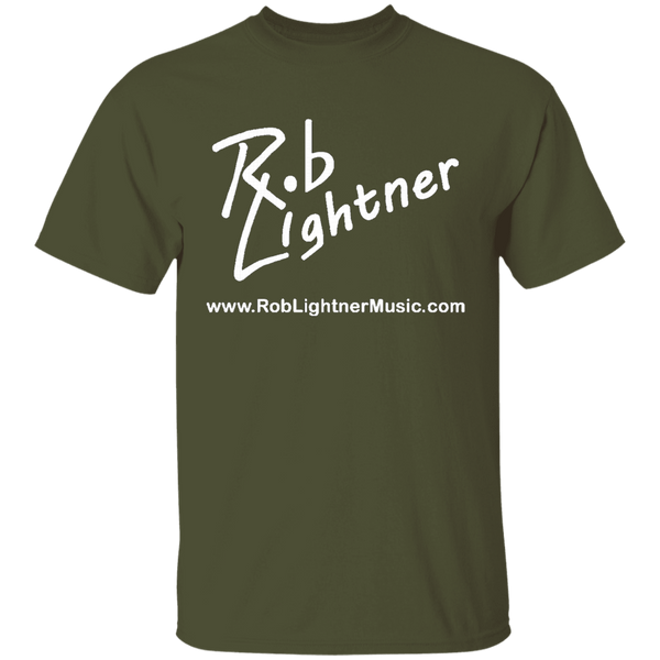Rob Lightner White Logo G500 Gildan 5.3 oz. T-Shirt