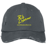Rob Lightner Yellow Logo DT600 District Distressed Dad Cap