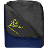 Rob Lightner Yellow Logo TB850 Port Authority Fleece & Poly Travel Blanket