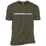 AssHatTShirts.com White Logo - NL3600 Next Level Premium Short Sleeve T-Shirt