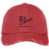 Rob Lightner Black Logo DT600 District Distressed Dad Cap