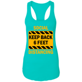 Social Distancing - NL1533 Ladies Ideal Racerback Tank