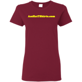 AssHatTShirts.com Ladies' Yellow Logo Tee - G500L Gildan Ladies' 5.3 oz. T-Shirt