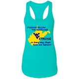 F*CKING FOLLOW the GUIDELINES WV Strong - NL1533 Ladies Ideal Racerback Tank