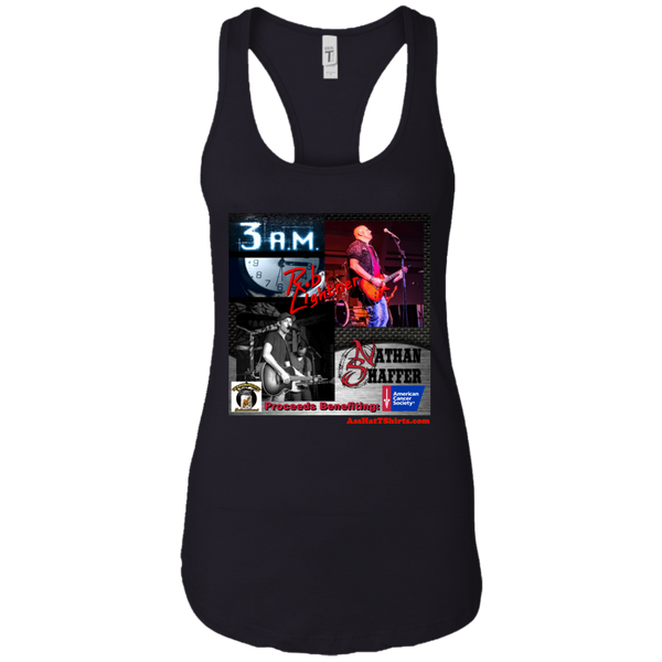 3am Album Art NL1533 Next Level Ladies Ideal Racerback Tank