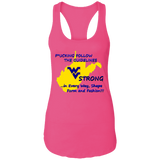 F*CKING FOLLOW the GUIDELINES WV Strong - NL1533 Ladies Ideal Racerback Tank