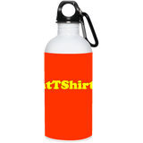 AssHatTShirts.com Yellow Logo 23663 20 oz. Stainless Steel Water Bottle