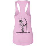 Rob Lightner Logo Icon - NL1533 Next Level Ladies Ideal Racerback Tank