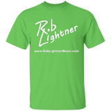 Rob Lightner White Logo - G500B Youth 5.3 oz 100% Cotton T-Shirt