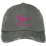 Rob Lightner Pink Logo DT600 District Distressed Dad Cap