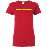 AssHatTShirts.com Ladies' Yellow Logo Tee - G500L Gildan Ladies' 5.3 oz. T-Shirt