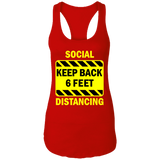 Social Distancing - NL1533 Ladies Ideal Racerback Tank