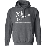 Rob Lightner White Logo G185 Gildan Pullover Hoodie 8 oz.