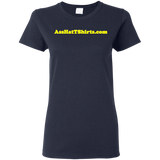 AssHatTShirts.com Ladies' Yellow Logo Tee - G500L Gildan Ladies' 5.3 oz. T-Shirt