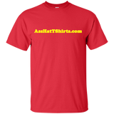 AssHatTShrits.com Kid's Yellow Logo T-Shirt - G200B Gildan Youth Ultra Cotton