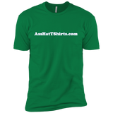 AssHatTShirts.com White Logo - NL3600 Next Level Premium Short Sleeve T-Shirt