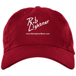 Rob Lightner White Logo BX001 Brushed Twill Unstructured Dad Cap