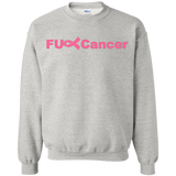 FUC< Cancer G180 Gildan Crewneck Pullover Sweatshirt  8 oz.