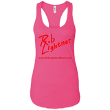 Rob Lightner Red Logo - NL1533 Next Level Ladies Ideal Racerback Tank