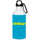 AssHatTShirts.com Yellow Logo 23663 20 oz. Stainless Steel Water Bottle