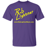 Rob Lightner Yellow Logo - G500B Youth 5.3 oz 100% Cotton T-Shirt