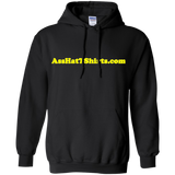 AssHatTShirts.com Yellow Logo Hoodie - G185 Gildan Pullover Hoodie 8 oz.