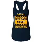 Social Distancing - NL1533 Ladies Ideal Racerback Tank