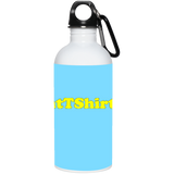 AssHatTShirts.com Yellow Logo 23663 20 oz. Stainless Steel Water Bottle