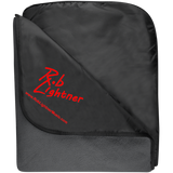 Rob Lightner Red Logo TB850 Port Authority Fleece & Poly Travel Blanket