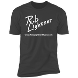 Rob Lightner White Logo NL3600 Next Level Premium Short Sleeve T-Shirt