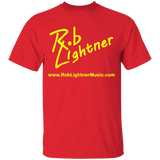 Rob Lightner Yellow Logo - G500B Youth 5.3 oz 100% Cotton T-Shirt