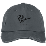Rob Lightner Black Logo DT600 District Distressed Dad Cap