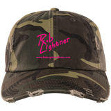 Rob Lightner Pink Logo DT600 District Distressed Dad Cap