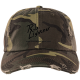 Rob Lightner Black Logo DT600 District Distressed Dad Cap