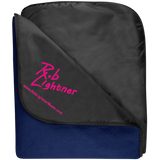 Rob Lightner Pink Logo TB850 Port Authority Fleece & Poly Travel Blanket