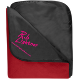 Rob Lightner Pink Logo TB850 Port Authority Fleece & Poly Travel Blanket