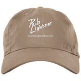 Rob Lightner White Logo BX001 Brushed Twill Unstructured Dad Cap