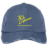 Rob Lightner Yellow Logo DT600 District Distressed Dad Cap