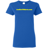 AssHatTShirts.com Ladies' Yellow Logo Tee - G500L Gildan Ladies' 5.3 oz. T-Shirt