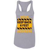 Social Distancing - NL1533 Ladies Ideal Racerback Tank