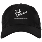 Rob Lightner White Logo BX001 Brushed Twill Unstructured Dad Cap