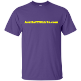 AssHatTShrits.com Kid's Yellow Logo T-Shirt - G200B Gildan Youth Ultra Cotton