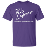Rob Lightner White Logo - G500B Youth 5.3 oz 100% Cotton T-Shirt