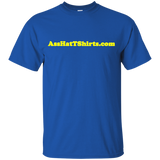 AssHatTShrits.com Kid's Yellow Logo T-Shirt - G200B Gildan Youth Ultra Cotton