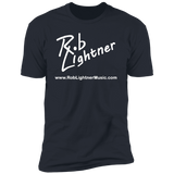 Rob Lightner White Logo NL3600 Next Level Premium Short Sleeve T-Shirt