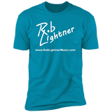 Rob Lightner White Logo NL3600 Next Level Premium Short Sleeve T-Shirt