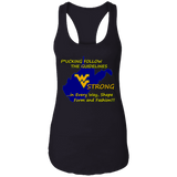 F*CKING FOLLOW the GUIDELINES WV Strong - NL1533 Ladies Ideal Racerback Tank
